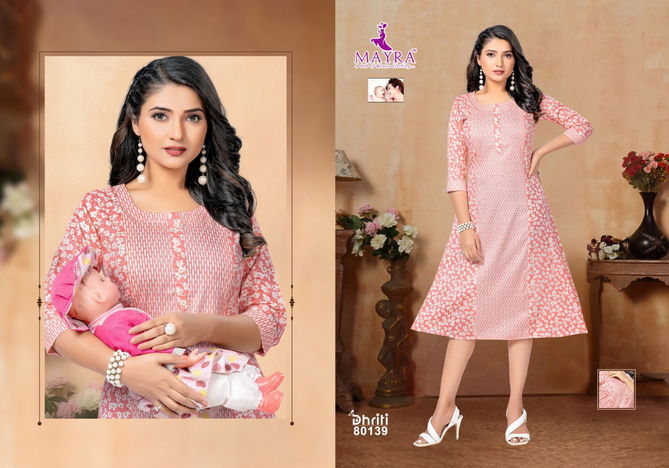 Dhriti Vol 2 By Mayra Feeding Designer Kurtis Catalog